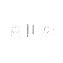 Kit di maniglie rotonde per wc nero - EPD3 bb 83- Diverse referenze disponibili - Karcher Design