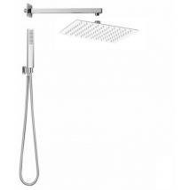 Douche de tête – Pommeau de douche carrée 25x25 cm – Acier inoxydable Aisi 304 – Chrome poli