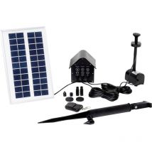 Technische Industrie Produkte 30332 Set sps 250/6 kit pompa solare con batteria tampone, con illuminazione - T.i.p.