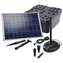 Solairepratique - Kit pompe solaire bassin avec filtre Premium 1700L-50W