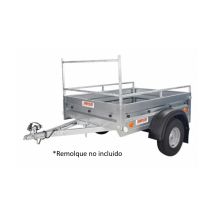 Kit Portaescaleras + Barandilla Para 208x120cm De Caja De Remolque