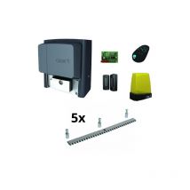 Kit portail coulissant U2313 Came BX-78 800KG Came 5M Crémaillère galvanisée