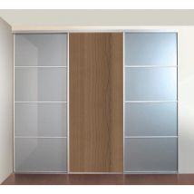 Kit pour 2 vantaux Esprit argent Seed