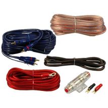 Adnauto - Kit pour amplificateur 40A Alim 10mm2 + Audio 2x1.5mm2