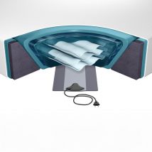 Kit pour Lit à Eau 160 x 200 cm Housse et Matelas à Eau Thermostat Wasserbett Set Solers