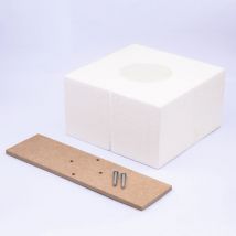 Bubox - Kit de réservation pour chape en béton pour prise de sol étanche prisosol