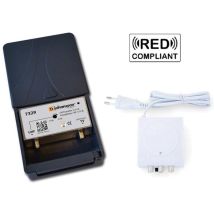 Amplificateur TV Johansson – Préamplificateur UHF LTE 700 – Gain réglable 15-32 dB – Alimentation 24 VDC