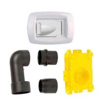 Unelvent - Kit prise rectangul. blanche filaire - saphir kit pr.ac - 620013 s&p 620013