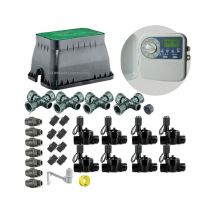 Kit profesional riego automático KRain de 8 zonas 24v para tuberia 32mm