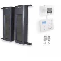 Kit 'protection agricole' - 1 jeu de barrières 1B-60 portée 900m + alerte gsm 2G+3G+4G appel/SMS (gamme DA600+/KP)