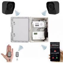 Ultra Secure - Kit 'protection agricole' - Point d'alerte gsm 4G IP65 + 2 détecteurs de mouvement sur piles (DA600+/KP)