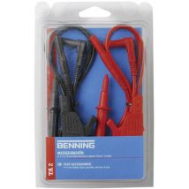 Ta 2 kit puntali di sicurezza Spina a banana 4 mm Spina a banana 4 mm 1.00 m Rosso, Nero 1 kit - Benning