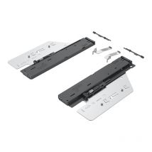 Kit push to open silent pour actro you et actro 5d - Pour tiroir de charge mini : - - Pour tiroir de charge maxi : 10 kg - HETTICH