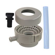 Bellijardin - Kit raccord chéneau pour récupérateur d'eau Gris Ø70-80-100 et carré 75 mm