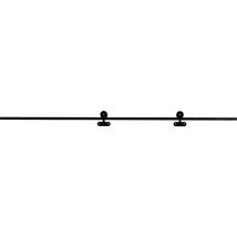 Rail coulissant apparent pour portes coulissantes minimo - mondo + sable en 73 ou 83 ou 93 cm Aurys normandie