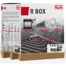 Kit plancher chauffant Roth complet rbox composants pcrbt jusqu'à 50 m2