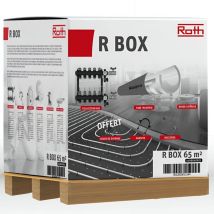 Kit plancher chauffant Roth complet rbox composants pcrbt jusqu'à 65 m2