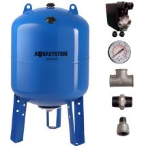 LBP - Kit réservoir vessie aquasystem vertical 200L - 1''