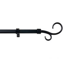 Cintacor - kit metal 19mm doble báculo negro 160-300cm
