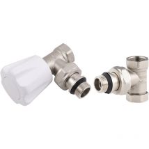 Kit robinet manuel pour radiateur Noyon&thiebault M1/2 - F1/2