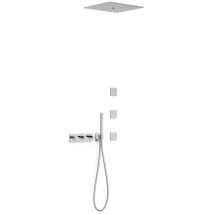 Tres - Kit Robinet Thermostatique Encastré À 4 Voies B-system Pour Douche Chrome 30725406