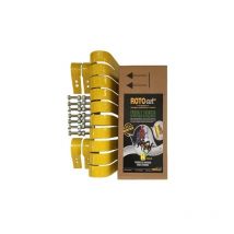 Kit Rotocut per fresare trinciare e rimescolare per motozappa e motocoltivatori - Foro 10 - Motocoltivatore