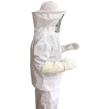Kit Ruche Apicole Professionnel (Veste, Pantalon, Gants) Kit Apicole pour Homme et Femme