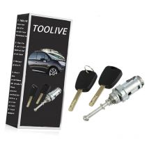 Kit Serrure + Barillet pour Porte Avant Gauche Citroen C2 C3 C3 pluriel + 2 clés - Toolive