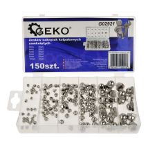 Kit set assortimento dadi ciechi a cappello chiuso dado 150pz M3-10 Geko