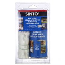 Kit Sinto fer pour réparation des surfaces endommagées 500 ml résine + ½ m² tissu - 31150
