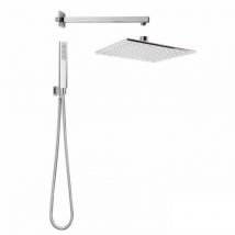 Kit soffione doccia quadrato seven cromo