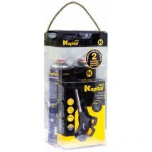 Kapital Tools - Kit Soplete KT637 Encendido Piezoeléctrico + 2 Botellas Multigas kapital KT637P