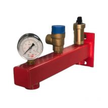 Kit Soporte Vaso Expansión + Grupo de Seguridad a.c.s Ferco Presión: 4 bar