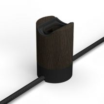 Creative-cables esse14 kit porte-lampe s14d effet bois - kpls14d2flpdw
