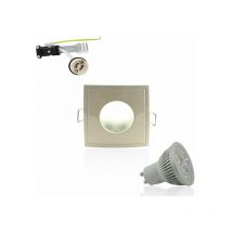 GU10 led impermeabile Kit Spot 4 w quadrato bianco luce 35W naturale bianco 4500K