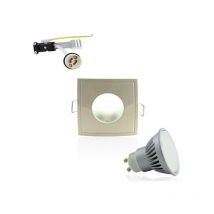 6W quadrato impermeabile LED GU10 Spot Kit luce bianca 50W naturale bianco 4100K