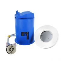 Kit spotbox No Air ii + Alimentation 220V led + Douille GU10 + collerette Blanche BLM
