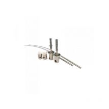 Kit Staffe Per Fissaggio Da Muro Parete Sporgente Per Quadri Del Profilo Barra Alluminio Tondo BA6001