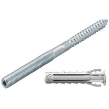 Kit vite doppia filettatura con tassello MM.8X90