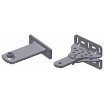 Kit support arrière long réglable KT205/R + support avant long soudé - Roger