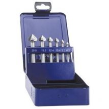 05540 Kit svasatori conici 6 parti 6.3 mm, 8.3 mm, 10.4 mm, 12.4 mm, 16.5 mm, 20.5 mm hss Alberino cil - Eventus By Exact
