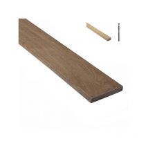 Kit terrasse complet en bois exotique ipe avec Lambourde et vis - lot : 20m² - Longueur de lame : 950 mm