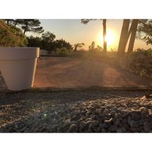 King Matériaux - Kit terrain de pétanque rose 50m²