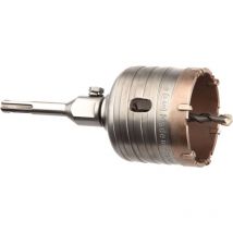 Diager - Crusher Hartmetall-Bohrkit - Bohrkrone + Bohrkronenhalter + Zentrierbohrer - ø 80 mm - SDS-Plus - 325CD080