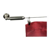 Secodir - Kit tringle câble 5m orientable laiton nickel satiné Coloris - Nickel