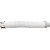 Kit aspiration poele a pellets tube dn 50 / 40 blanc flexible extensible 150 tub conduit de cheminee pellets