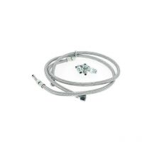 Plombservice - Set mit 2 Universal-Heizölschläuchen 1/4 - 3/8 plus 6 Anschlüsse