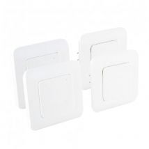 Dio Connected Home - Lot de 2 kits interrupteurs va-et-vient sans fil DiO 1.0 - Blanc