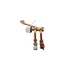 Kit valvola 3 vie con bypass servocomando valvola a sfera detentore VCE 70-90 Sfe/det 3/4 kvs 2.5EDEN