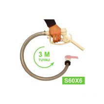 Multicuves - Kit Vidange cuve eau 1000 l S60X6 - Tuyau 3 m + Pistolet